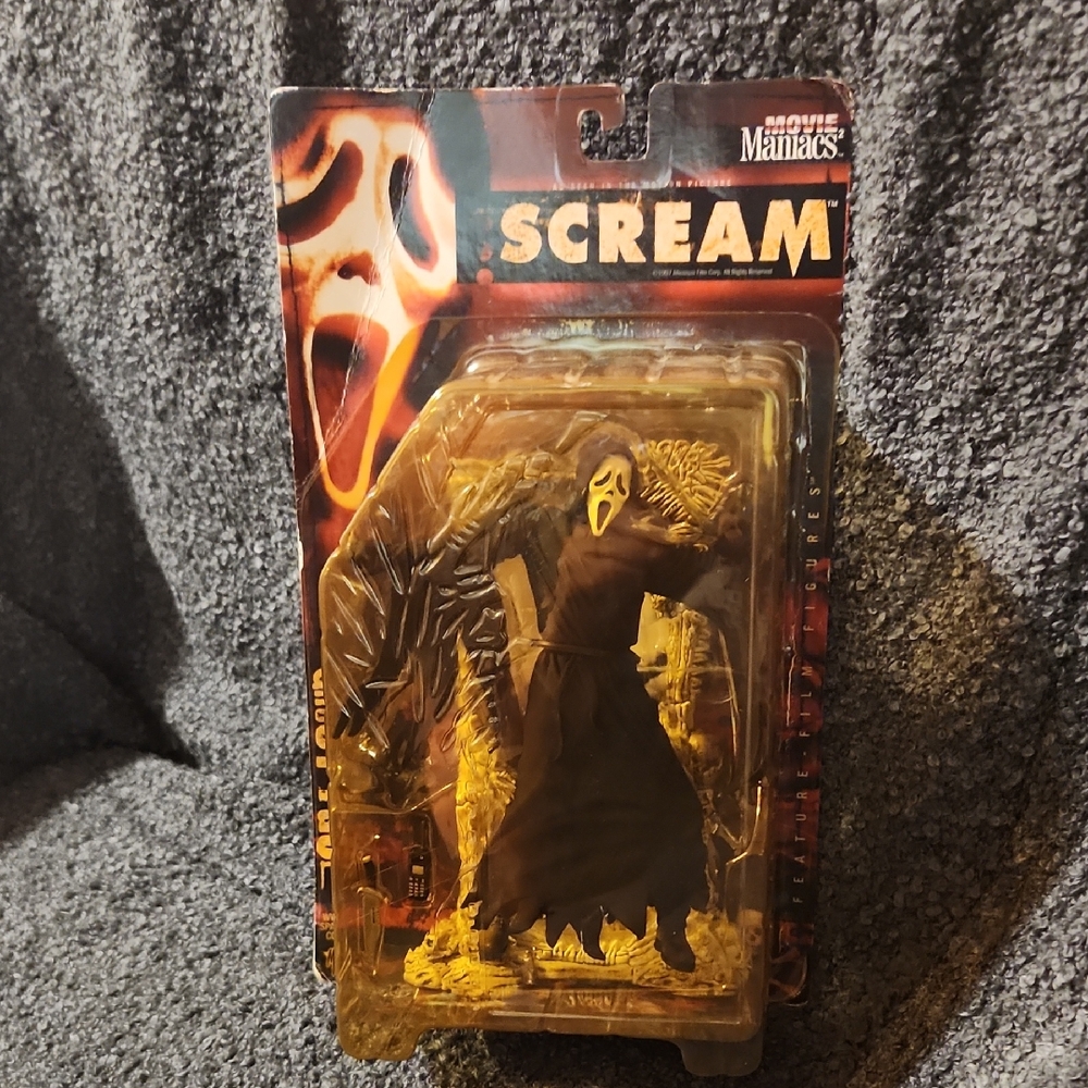 McFarlane Toys Scream Ghost Face Movie Maniacs Action Figure 1998